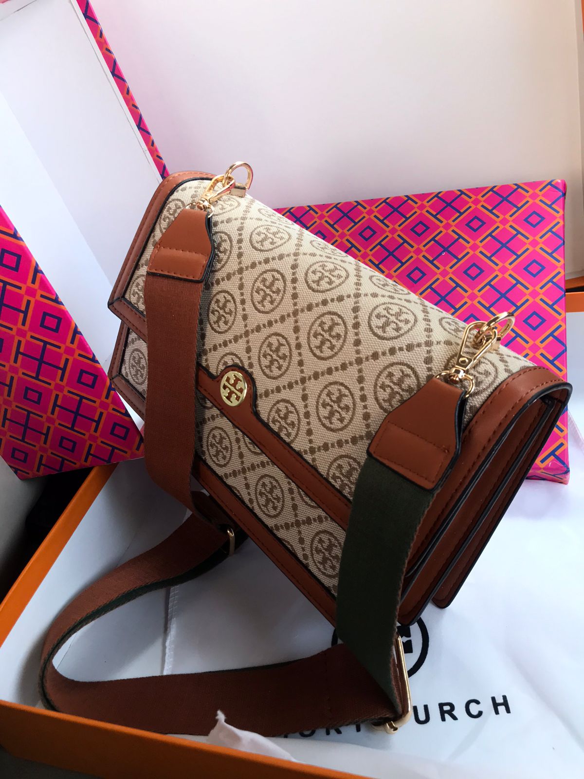 Brown and skin color purse5