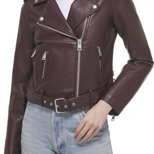 Levis-Womens-Faux-Leather-Belted-Motorcycle-Jacket-congo-brown